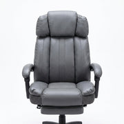 Direct Factory Operation Boss Room Height Adjustable Office Seating Black Leather Manager Office Chair