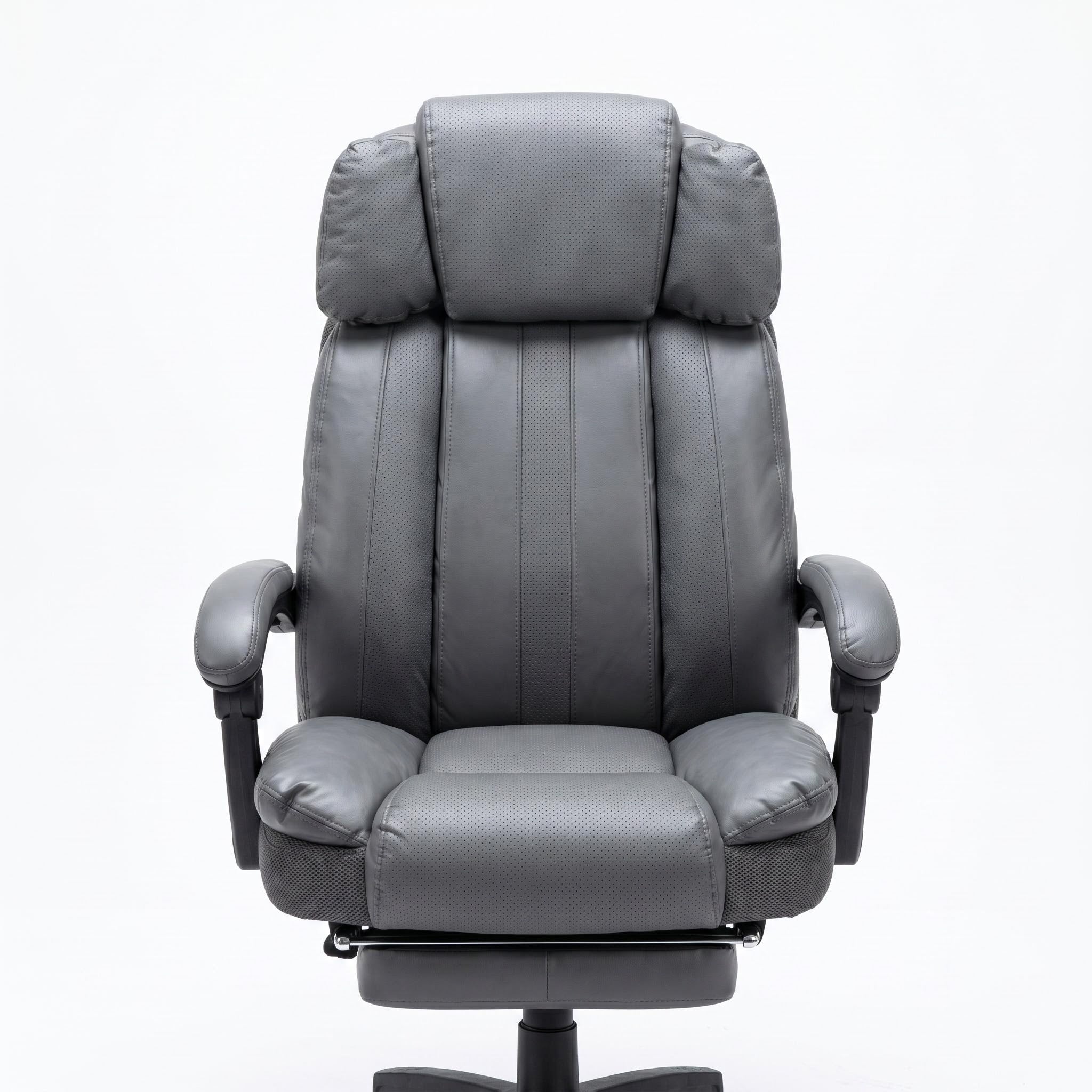 Direct Factory Operation Boss Room Height Adjustable Office Seating Black Leather Manager Office Chair