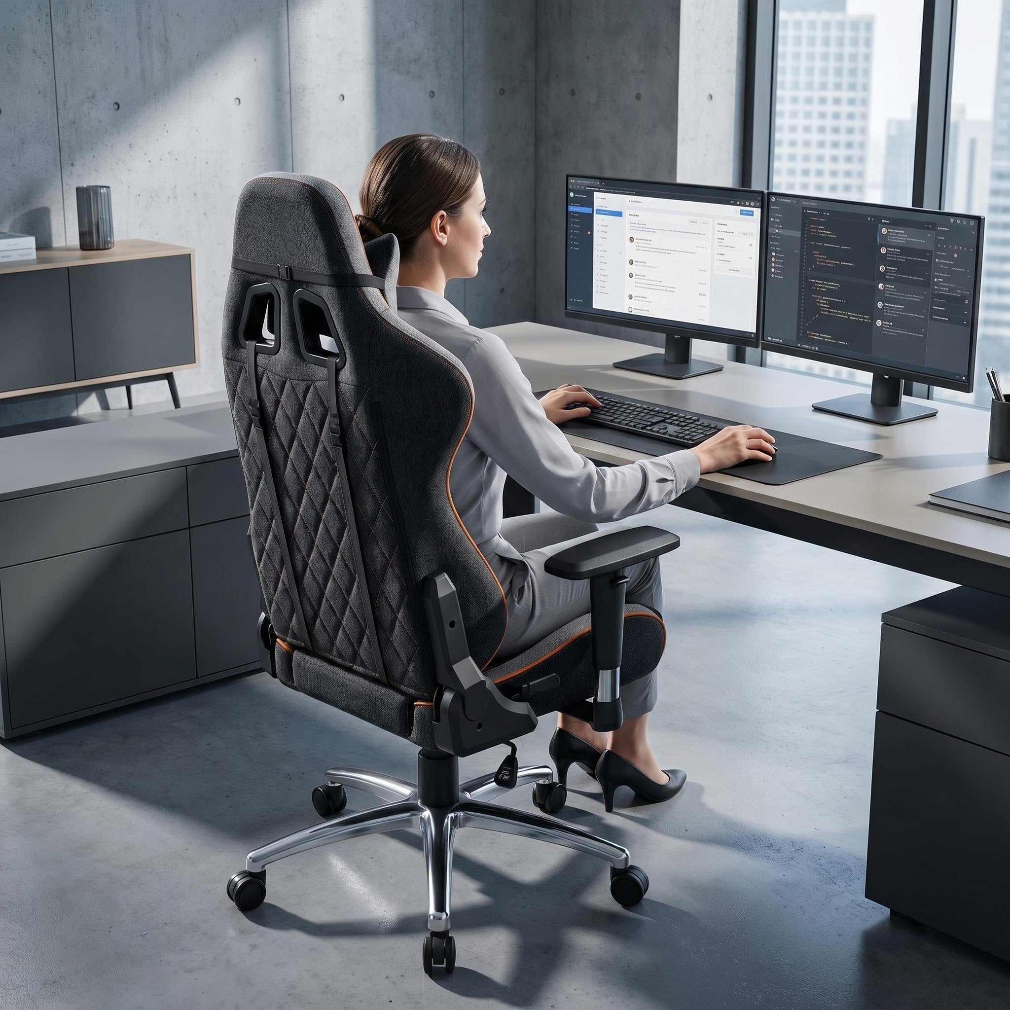 Wholesale Custom Ergonomic Racing Chair Boss PC Computer Chair Black Silla Gamer Gaming Chair