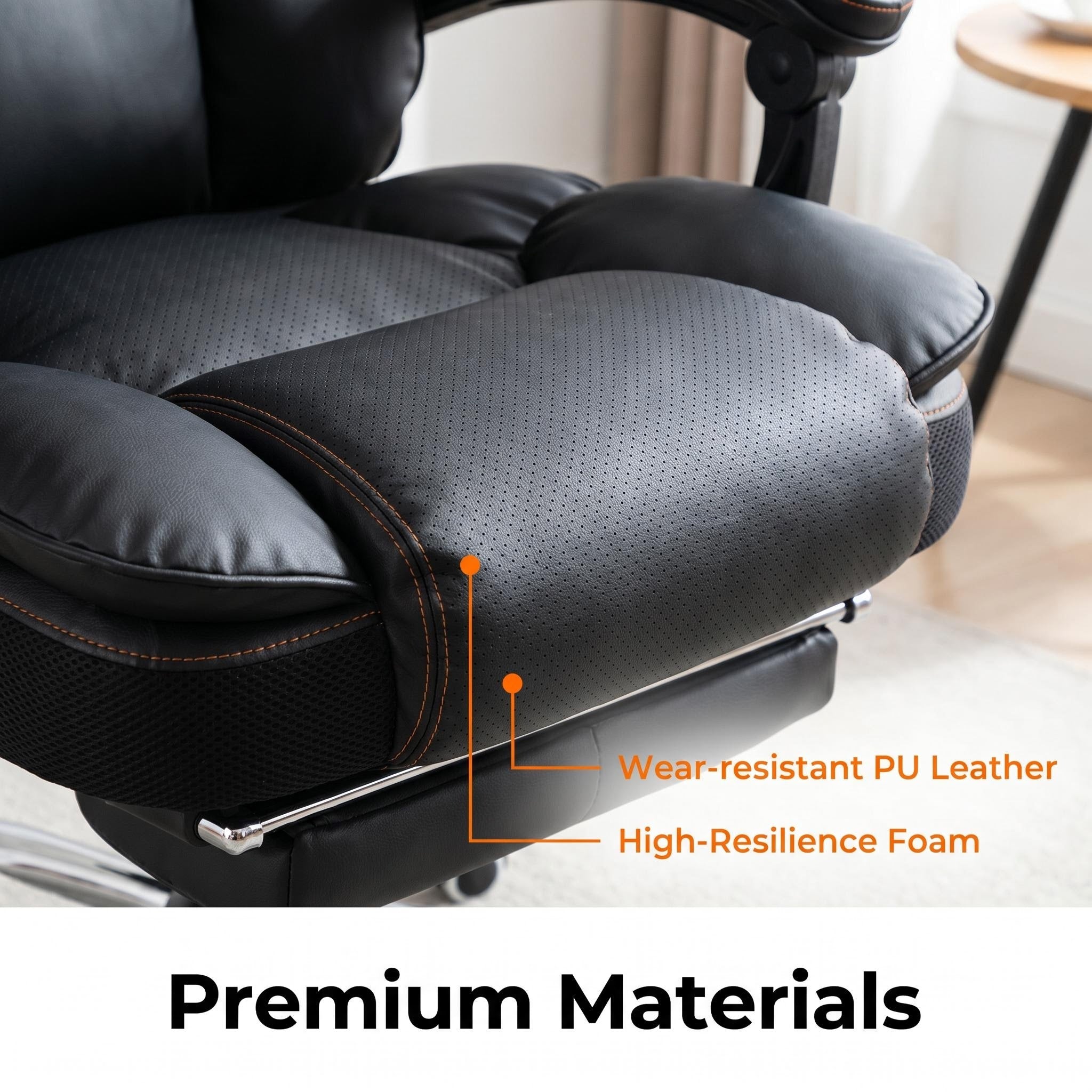 Luxury Modern Commercial Furniture Home Office Boss Leather Ergonomic Massage Revolving Recliner Swivel Leather Chair