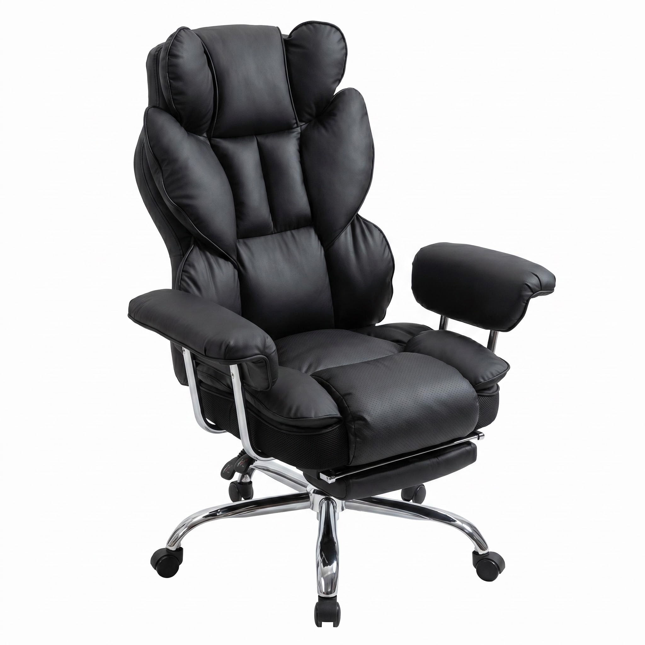 Luxury Modern Commercial Furniture Home Office Boss Leather Ergonomic Massage Revolving Recliner Swivel Leather Chair